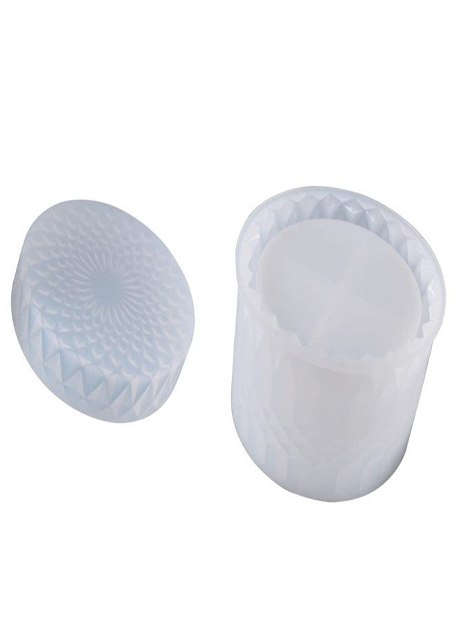 HEALLILY Resin Diy Mould Plate Holder Epoxy Casting Herb Spice Crusher Jewelry Container Spice Bottle Small Jar, Pack of 1 - Image 1
